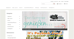 Desktop Screenshot of familienshopping24.de